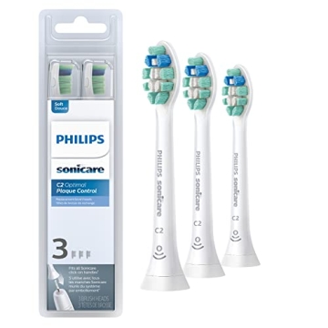 Philips Sonicare C2 Optimal Plaque Control Brush Heads for Healthy Smiles