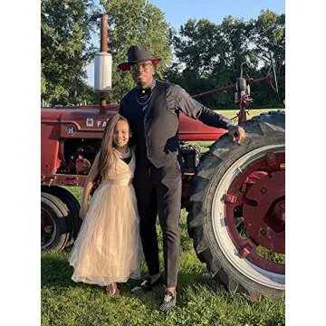 Glamulice Flower Girl Dress Kids Lace Spaghetti Strap Tulle Dresses Wedding Bridesmaid Pageant Party Dance Ball Gown Rose Gold Princess Kids Prom Gown Christmas Formal Holiday 6 Golden Photo Shoot