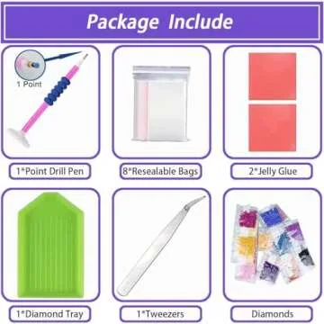 Diamond Painting Kits for Adults-Diamond Art Kits for Adults,Gem Art Kits for Adults for Gift Home Wall Decor(12x16inch)