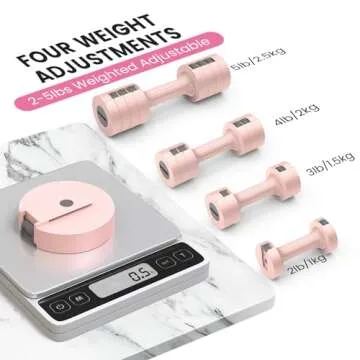 Adjustable Dumbbells 6-in-1 for Home and Office Gym