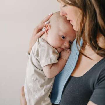 Konssy Muslin Baby Burp Cloths Sets for Unisex- 6 Pack Large 100% Cotton Burping Clothes for Newborn...