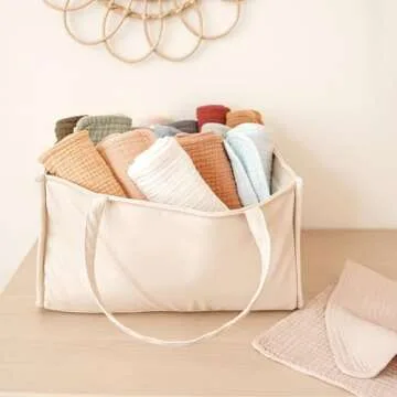 Konssy Muslin Baby Burp Cloths Sets for Unisex- 6 Pack Large 100% Cotton Burping Clothes for Newborn，Baby Girls and Boys