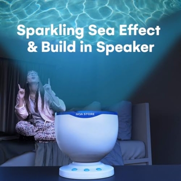 Calming Ocean Waves Night Light Projector for All Ages