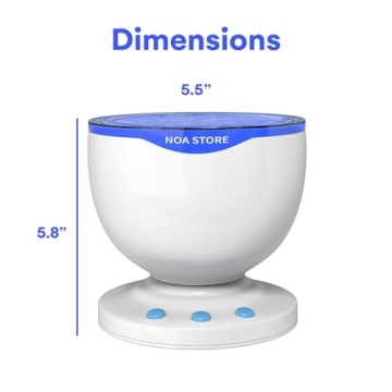 Calming Ocean Waves Night Light Projector for All Ages