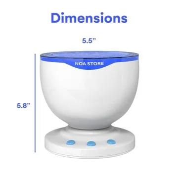 Calming Ocean Waves Night Light Projector for All Ages