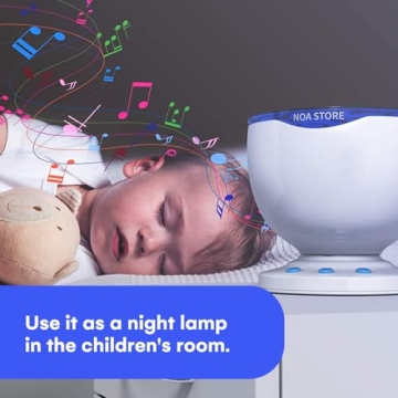Calming Ocean Waves Night Light Projector for All Ages