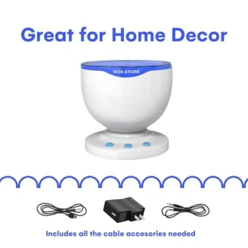 Calming Ocean Waves Night Light Projector for All Ages