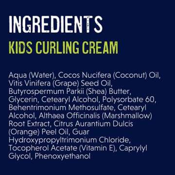YOUNG KING HAIR CARE Kids Curl Cream for Wavy, Kinky and Curly Hair | Curl Defining, Moisturizing & Softening with Shea Butter and Marshmallow Root | 8 oz
