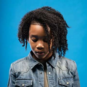 YOUNG KING HAIR CARE Kids Curl Cream for Wavy, Kinky and Curly Hair | Curl Defining, Moisturizing & Softening with Shea Butter and Marshmallow Root | 8 oz