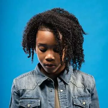 YOUNG KING HAIR CARE Kids Curl Cream for Wavy, Kinky and Curly Hair | Curl Defining, Moisturizing & Softening with Shea Butter and Marshmallow Root | 8 oz