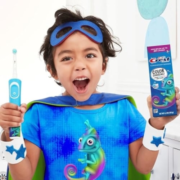 Oral-B Kids Electric Toothbrush with Timer for Ages 3+