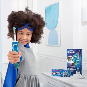 Oral-B Kids Electric Toothbrush with Timer for Ages 3+