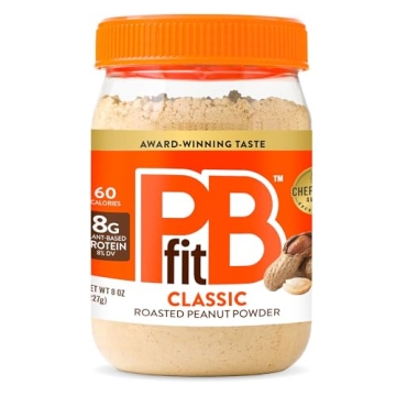 PBfit 8 Ounce Classic Peanut Butter Powder, Powdered Peanut Butter Spread From Real Roasted Peanuts,...