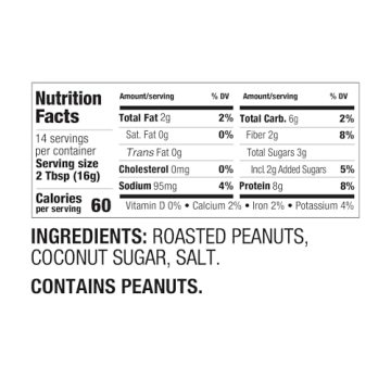 PBfit 8 Ounce Classic Peanut Butter Powder, Powdered Peanut Butter Spread From Real Roasted Peanuts, 8g of Protein 8% DV, Gluten-Free, 60 calories, 87% less fat (Pack of 1)