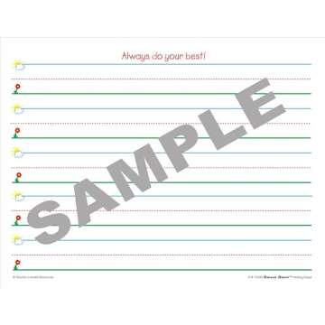 Teacher Created Resources Smart Start K-1 Writing Paper: 40 Sheet Tablet,White
