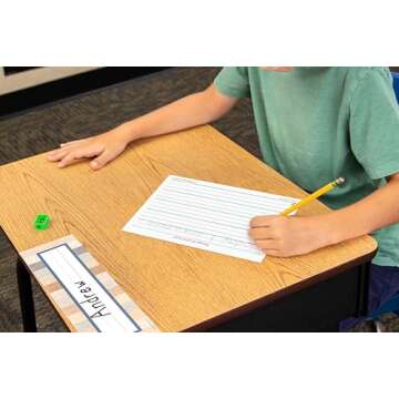 Teacher Created Resources Smart Start K-1 Writing Paper: 40 Sheet Tablet,White