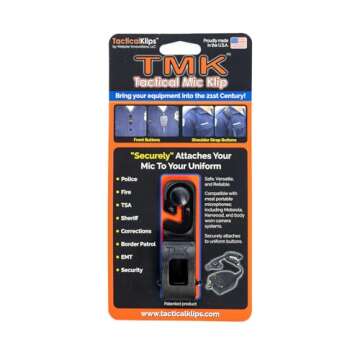 TMK - Tactical Mic Klip | Two-Way Radio Microphone Clip for First Responders