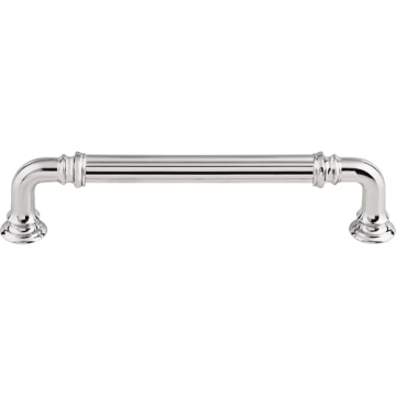 Top Knobs TK323PC Chareau Collection 5" Reeded Pull, Polished Chrome