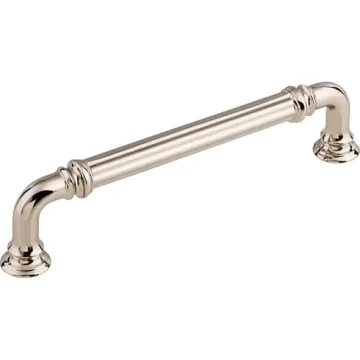 Top Knobs TK323PC Chareau Collection 5" Reeded Pull, Polished Chrome