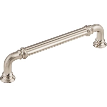 Top Knobs TK323PC Chareau Collection 5" Reeded Pull, Polished Chrome