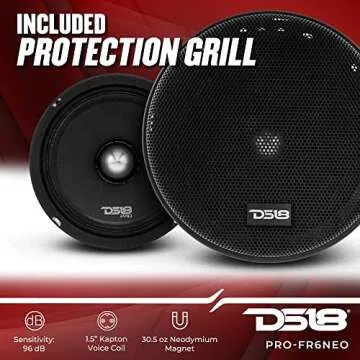 DS18 PRO-FR6NEO 6.5" Full-Range Loudspeaker - High Efficiency