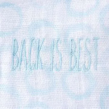 HALO 100% Cotton Muslin Sleepsack Swaddle Wearable Blanket, TOG 1.5, Circles Turquoise, Newborn, 0-3 Months