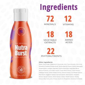 Total Life Changes - NutraBurst - Liquid Multivitamin, Daily Nutritional Support, Packed with Essential Vitamins and Minerals, 16 fl. oz