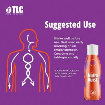 Total Life Changes - NutraBurst - Liquid Multivitamin, Daily Nutritional Support, Packed with Essential Vitamins and Minerals, 16 fl. oz