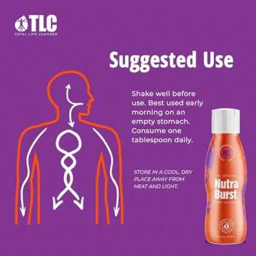 Total Life Changes - NutraBurst - Liquid Multivitamin, Daily Nutritional Support, Packed with Essential Vitamins and Minerals, 16 fl. oz