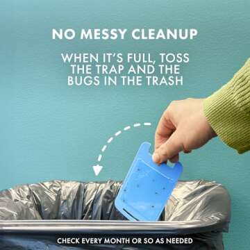 STEM Light Trap Refill Cartridges, Indoor Fruit Fly Trap, Effective Insect Control for Home, Attract...