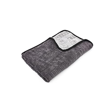 The Rag Company - The Gauntlet Drying Towel - 70/30 Blend Korean Microfiber, Designed to Dry Vehicle...