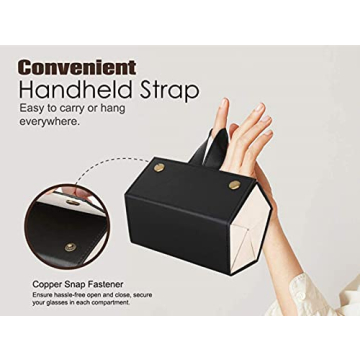 Mowsug Travel Sunglasses Organizer - Durable & Stylish Case