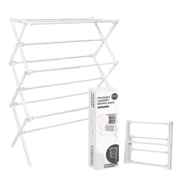 ZOES HOMEWARE 2024 Enhanced Clothes Drying Rack | Foldable Drying Rack Clothing for Laundry | Small ...