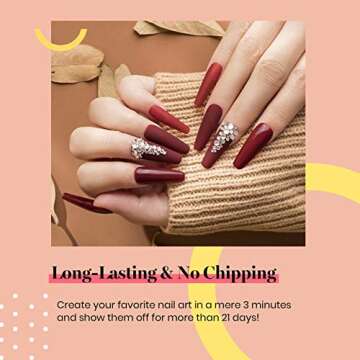 beetles Burgundy Red Gel Polish- 1Pcs 15ml Maroon Red Brown Gel Nail Polish Dark Red Gel Polish Nail Polish Salon DIY UV Lamp Soak Off at Home Nails