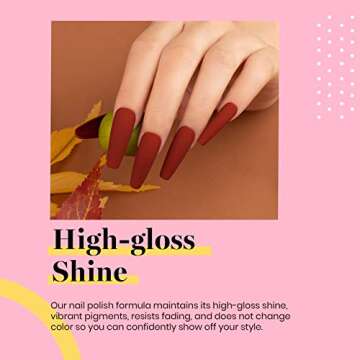 beetles Burgundy Red Gel Polish- 1Pcs 15ml Maroon Red Brown Gel Nail Polish Dark Red Gel Polish Nail Polish Salon DIY UV Lamp Soak Off at Home Nails