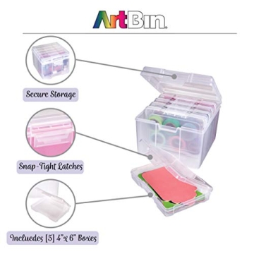 ArtBin 6947ZZ Craft Organizer with 5 Clear Storage Cases