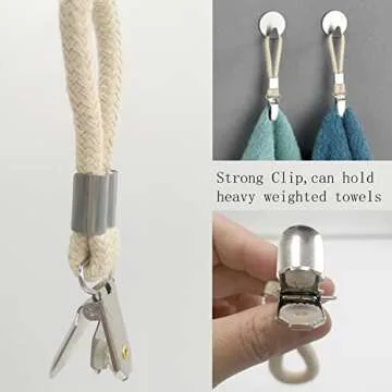 Stylish Kirmoo Towel Clips Set of 4 for Home Storage