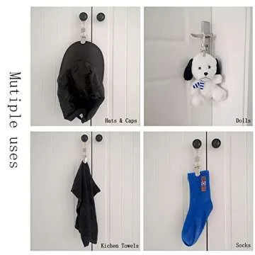 Stylish Kirmoo Towel Clips Set of 4 for Home Storage