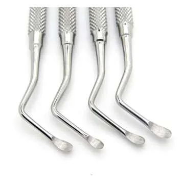Lucas Curette Dental Set of 4 Surgical Bone Curettes