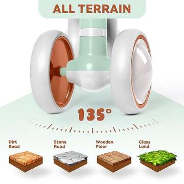 Balance Bike 1 Year Old - Safe, Fun & Easy to Assemble