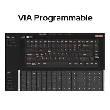 EPOMAKER CIDOO V75 VIA Wireless Aluminum Mechanical Keyboard, 75% Gasket Gaming Keyboard, Bluetooth/2.4Ghz/USB-C Creamy Keyboard, with South-Facing LED, Rotary Knob, Poron Foam for Mac Win