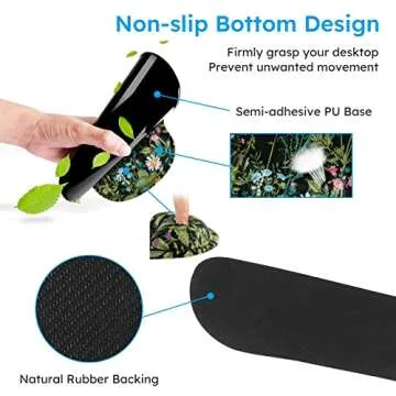 iCasso 4-in-1 Large Ergonomic Mouse Pad and Wrist Rest Set