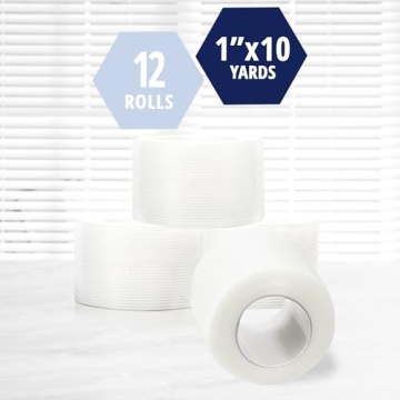 Med Pride Transparent Medical Tape - 12 Pack Surgical Tape