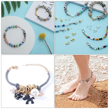 600-Piece Jewelry Making Set - Clasps & Jump Rings