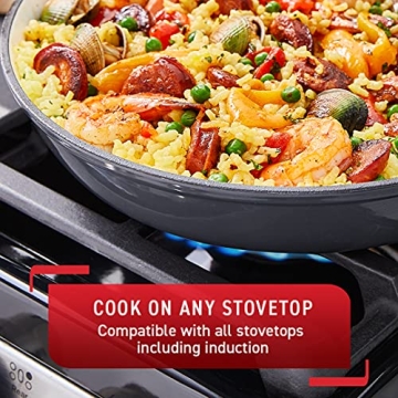 T-fal Enameled Cast Iron Casserole Dish 3.5 Quart