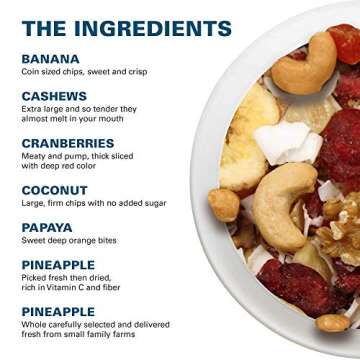 Power Up Premium Trail Mix - High Energy Trail Mix 14oz, Gluten Free, Vegan, Non-GMO