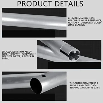 118" Stainless Steel Backdrop Holder System for Studio Use