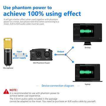 Neewer® NW-800 Professional Studio Broadcasting & Recording Microphone Set Including (1)NW-800 Professional Condenser Microphone + (1)Microphone Shock Mount + (1)Ball-type Anti-wind Foam Cap + (1)Microphone Power Cable (Black)