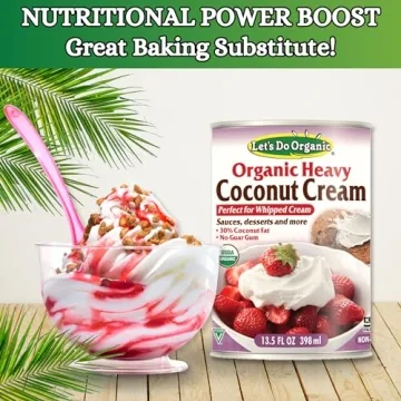Organic Coconut Cream - Vegan and Guilt-Free Cooking Essential