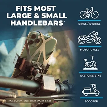 Roam Bike Phone Holder - Universal Fit & 360° Rotation